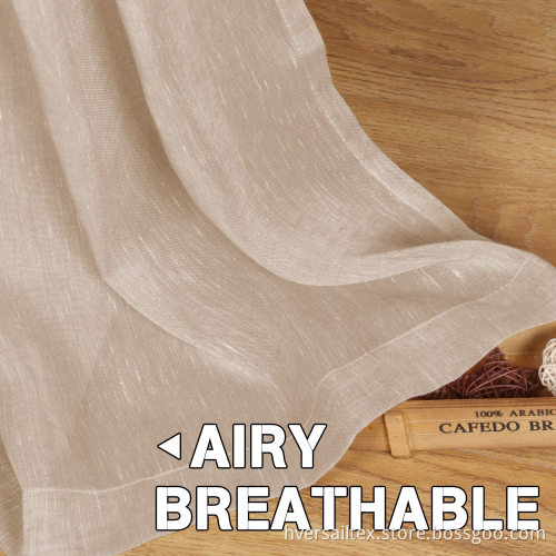 Premium Soft Rich Linen Textured Curtains